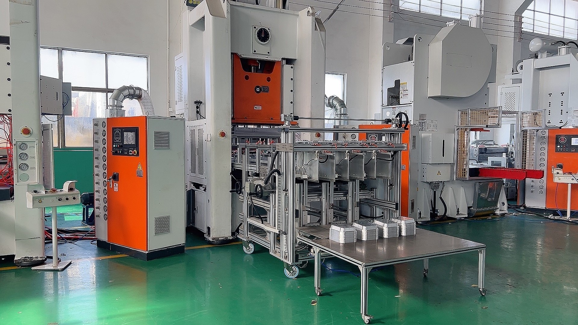 Mitsubishi PLC for Aluminum Foil Container Making Machine High Precision Steel LK-T80