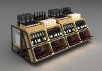 Attractive Wooden Shop Display Shelving Fruit And Vegetable Display Stand
