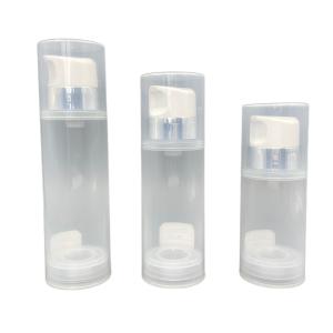 Wholesale Lotion 200ml 250ml Airless Pump Bottle Round Shape Big Capacity Offset Printing from china suppliers