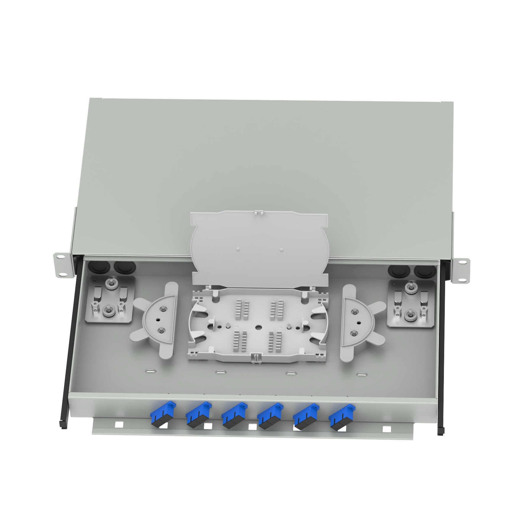 FTTX White SC Type Optic Fiber Distribution Patchpanel for Optimal Network Performance