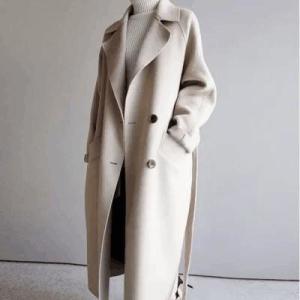 Wholesale Autumn Winter Puffer Down Coat Korean Loose Wool Coat For Ladies from china suppliers