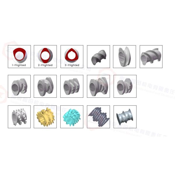High-Precision Twin Screw Elements for Extruders - Customizable