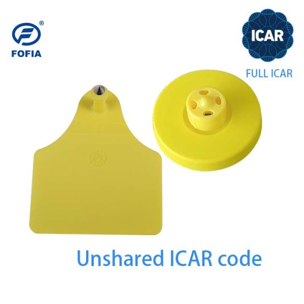 FULL ICAR ET908 Circular Animal Ear Tag BLE Reader Compatible ISO11784/5