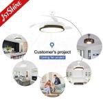 Modern Retractable DC 65W Smart Ceiling Fan Light Dimmable 5 Speed