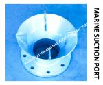 CARBON STEEL HOT GALVANIZED SUCTION PORT MARINE SUCTION PORT AS100S CB / T495-95