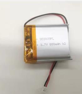 Wholesale Eco Friendly 3.7V 800mAh Custom Lipo Batteries 803035 For Sustainable Energy Solutions from china suppliers