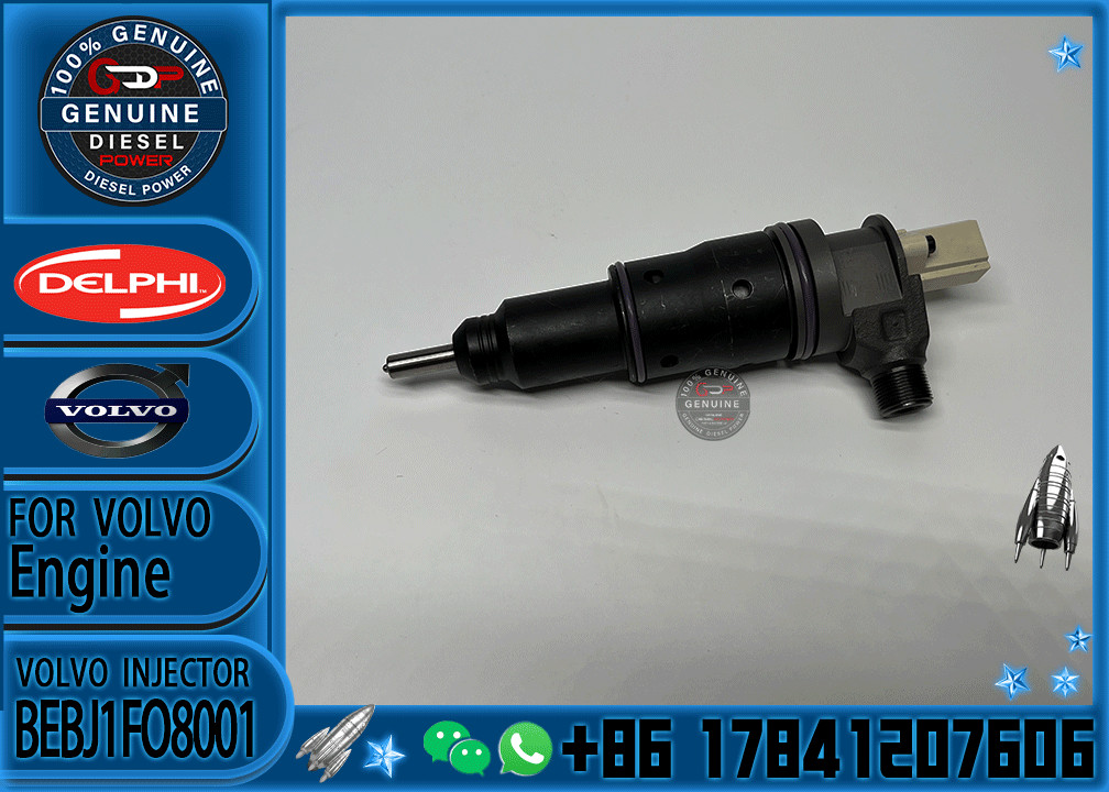 Diesel Fuel Injector Common Rail Parts Injector 22311990 22459522 BEBJ1F05002 BEBJ1FO8001 For VOLVO