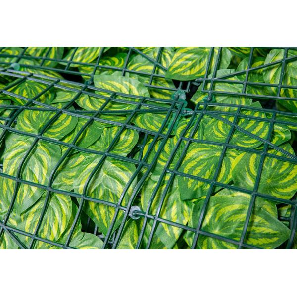 Artificial Hedge Fence With Artificial Ivy Leaves For Outdoor Garden Decoration