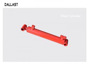 China Cross Tube Rod Double Acting Hydraulic Cylinder  660 Bronze Front Cushion Hardwasher on sale