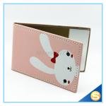 Metal Standing Leather Suqare Pocket Mirror Wholesale