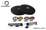 Powerful LED Light Magnets , Rubber Covered Magnets For Taxi Lighting