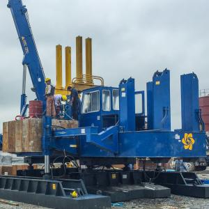 Wholesale 600mm Round Pile 422t Hydraulic Static Pile Driver from china suppliers