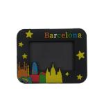 3D Effect Rectangle Soft PVC Rubber Magnetic Picture Frames Spain Barcelona