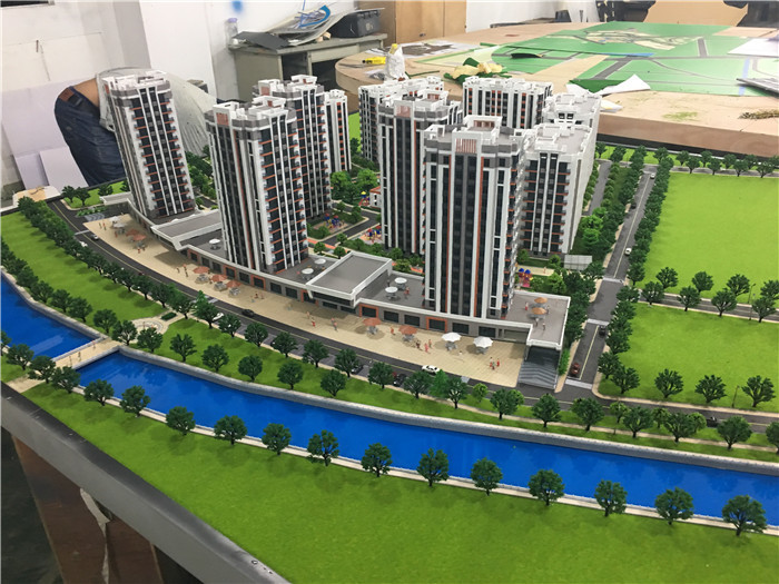 House Architectural Model Building For Residence With Internal Light 2.1 * 2.1M