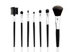 Mineral Makeup Brush Set 200g Red PU Leather Bag Copper Ferrule
