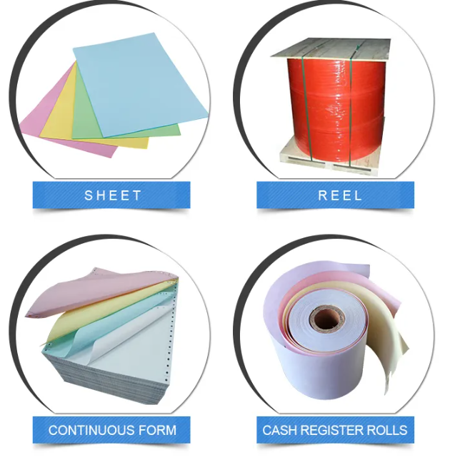Continuous Printing Paper NCR Paper Carbonless Computer Printing Paper