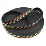 500Lbs 25mm Polypropylene Webbing For Dog Collars Black Webbing
