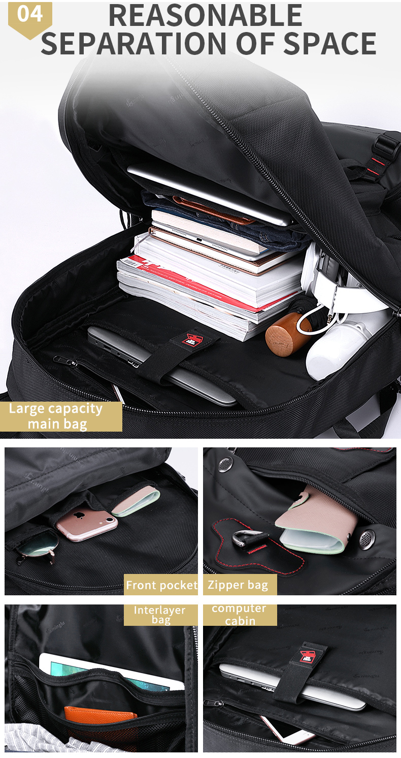 Multifunctional Super Large Backpack 80 Litre Travel Backpack Fashionable