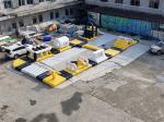 Customized Water Playland Floating Inflatable Water Park For Lake