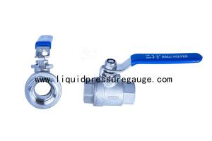 Wholesale Stainless Steel 2 PC Ball Valve WOG1000 1/2 NPT Female To Female from china suppliers