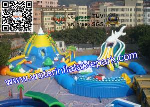 Wholesale Funny Kids Inflatable Water Park , Inflatable Water Games With Repair Kits from china suppliers