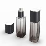 Empty 30ml Frosted Glass Face Oil Serum Bottle Packaging 30ml Glass Pump