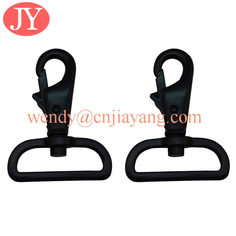 jiayang nickle free and lead free plating bag accessory metal swivel snap hook