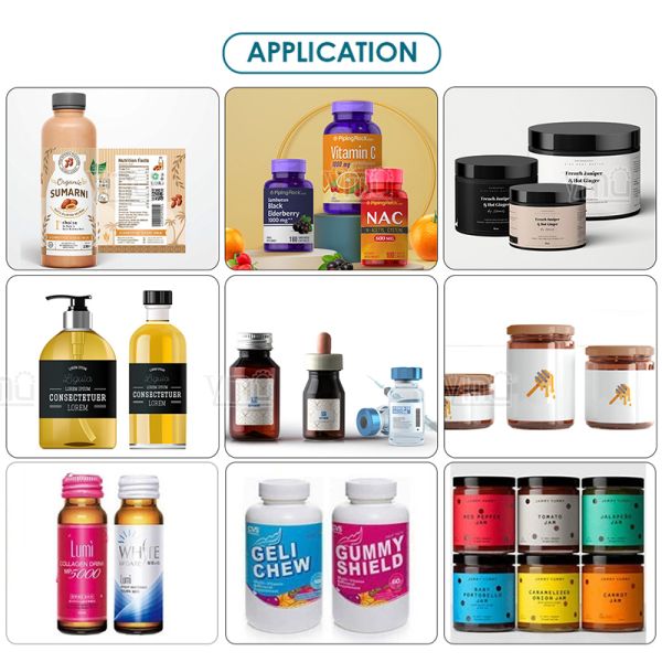 Multifunctional Automatic Labeler Glass Plastic Water Bottle Labeling Machine Applicator Touchscreen