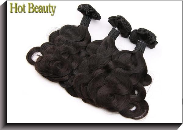 Small Body Wave 300g Per 3 Bundles Natural Black Grade 7A Virgin Hair Funmi