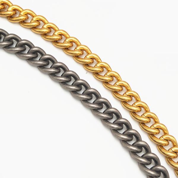 New Aluminum 3.0mm Antique Gold Chain Strap Purse Strap Handles Bag Handbag Chain
