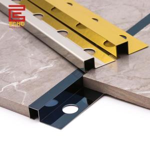 Wholesale Customized 201 304 316 Stainless Steel Beading For Tiles Straight Tile Edge Trim 8mm from china suppliers