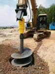 Excavator Attachments Excavator Auger Hydraulic Earth Drill Hydraulic Drill For