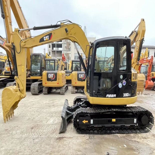 Used Caterpillar Excavator CAT 308D Secondhand 8ton Mini Crawler Japan