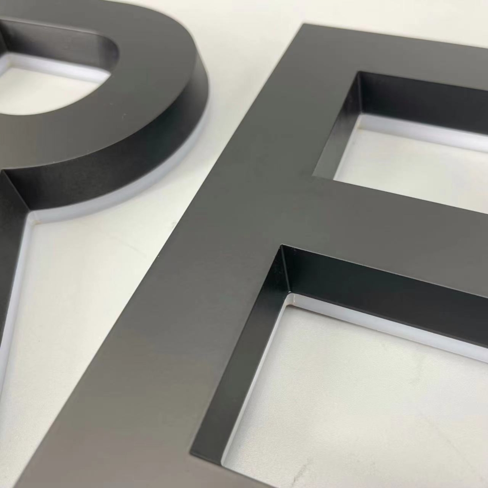 LED Channel Letter Sign Custom Mantel Letter Signage 3D LED Backlit Sign