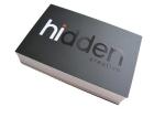Spot UV Varnishing Business Name Cards 85 * 54 MM With Die Cut Earring Edge