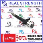 Huida Genuine And OEM Fuel Diesel Common Rail Injector 23670-30250 095000-7420
