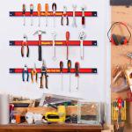Neodymium Magnet 18'' Tool Holder Magnetic Wall Mount Organizer for Garage/