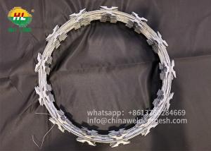 Wholesale HUILONG BTO22 CBT65 Razor Type Barbed Wire BTO12 coiled razor wire from china suppliers