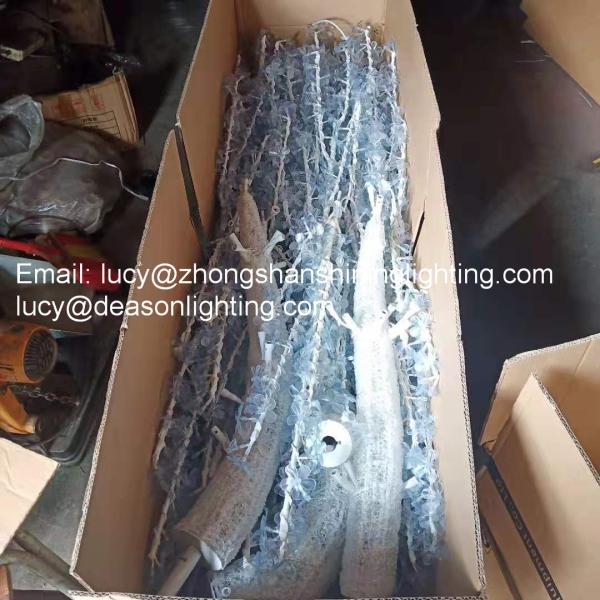 led crystal tree light