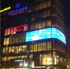 China P10 Transparent Indoor Led Display Glass Screens For Glass Building Advertising Video Wall on sale