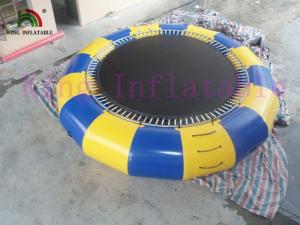 Wholesale 5m Diameter 0.9mm PVC Tarpaulin Bouncer Trampoline Inflatable Water Toy For Water Park from china suppliers