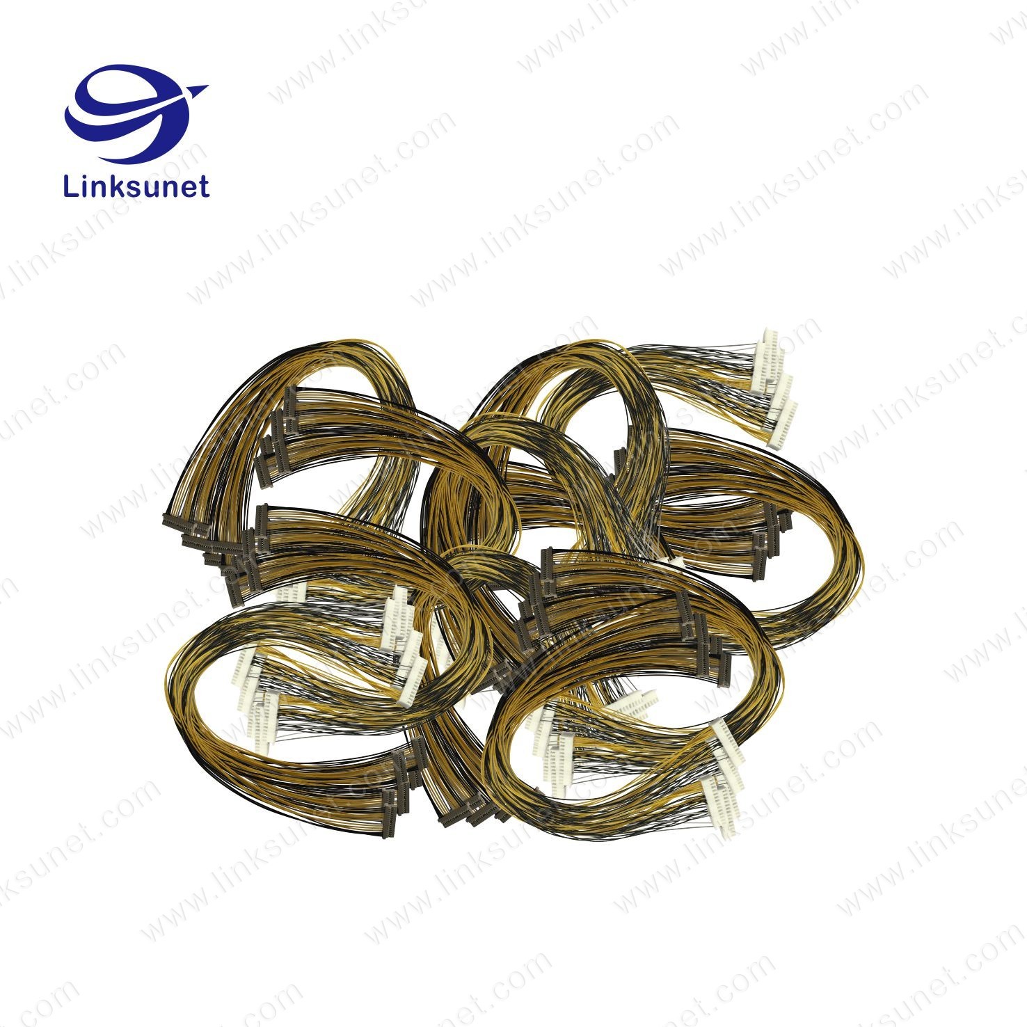 Hirose DF14 1.0mm Beige Female Socket Rectangular Connectors - Housings wiring harness for Bank machine