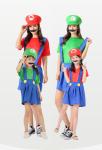 Stage Dancerwear SuperMario Onesie for Halloween Children and Adults Cosplay