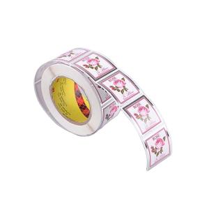 Wholesale High Glossy Silver Aluminum Foil vinyl Pantone Label Sticker For Bottle from china suppliers