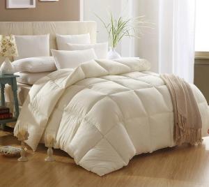 Wholesale Customized White Polyester Microfiber Quilt for Adults / Kids , Twin Size or Single Size from china suppliers