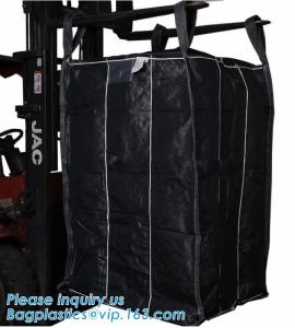 Wholesale OEM 1 ton 2 ton PP woven big bags shipping jumbo bulk bag,High Quality 2 loops pp woven big bag,100% New Virgin Polyprop from china suppliers