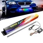 Universal ABS Car Interior LED Lights Waterproof 56CM Car Flash Strobe Light