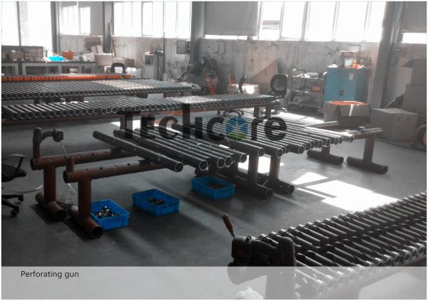 Alloy Steel Oil Well Perforation Fracture Perforating Gun Max 80 Mpa Working
