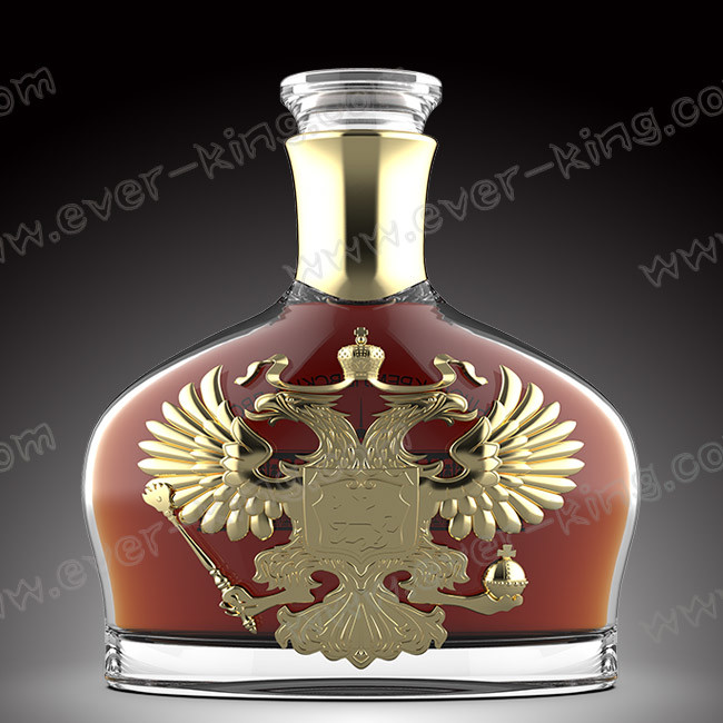 1500g Super Flint Glass Rum 750ml Drink Bottle