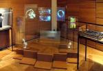 Clear Transparent Front Projection Film , Sticky 3D Holographic Projection Film